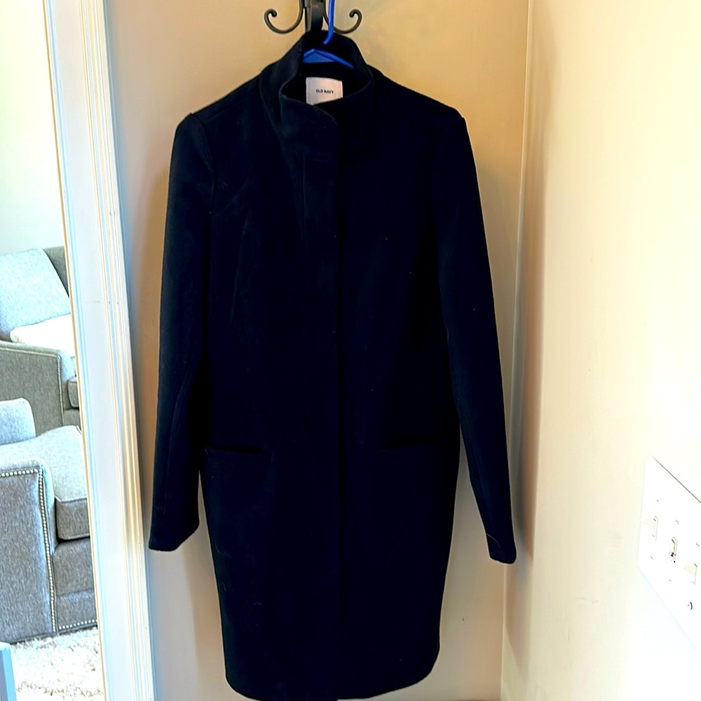 Old Navy women’s hidden zipper pea coat